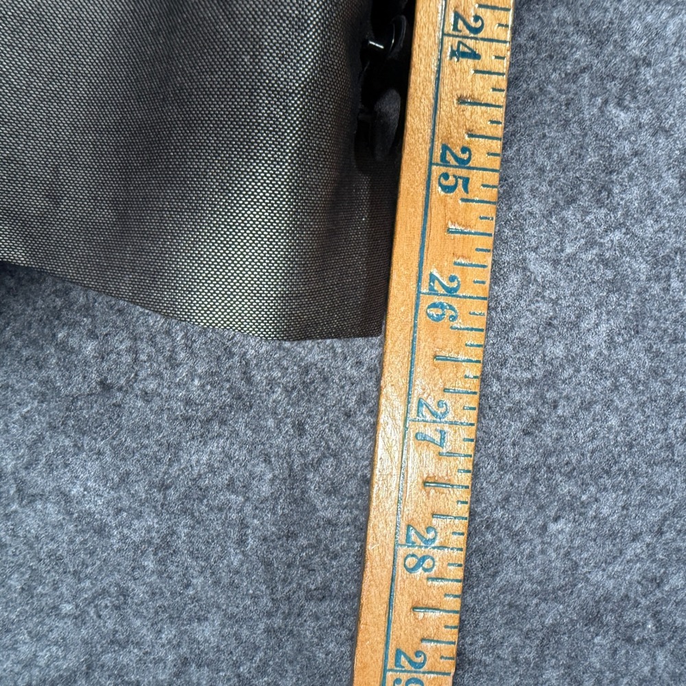 Sean John Metallic Silver Sharkskin 2-Button Suit Blazer Pants Macy's 48 L 42x32 - Picture 5 of 16